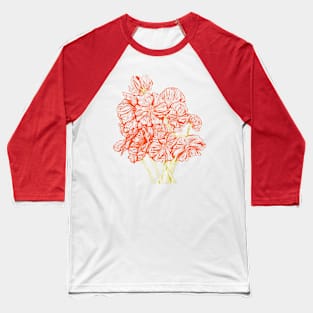 Red Poppy Flowers Baseball T-Shirt